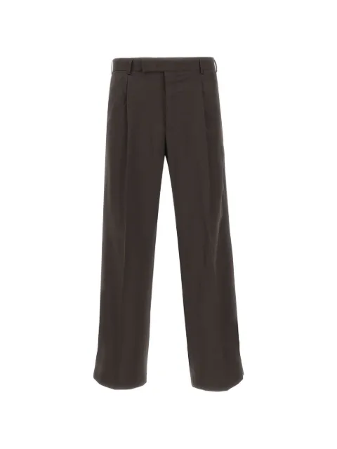 PT Torino Fifteen virgin wool tailored trousers Brown COASX5ZA0FWDZI560180