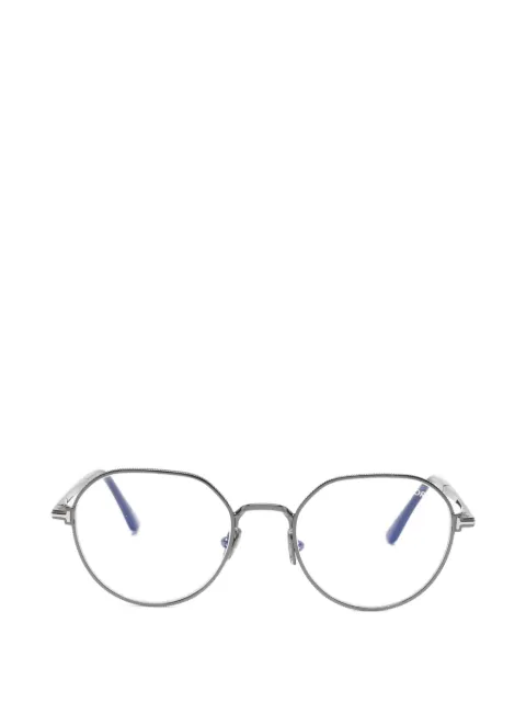 TOM FORD Eyewear oval-frame glasses Grey FT6127B