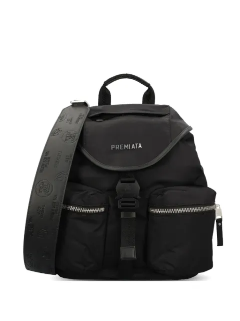 Premiata buckled backpack Black LYN2154
