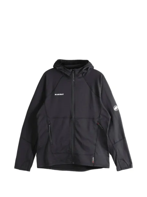 Mammut Taiss waffle-textured hooded jacket Black 101407360