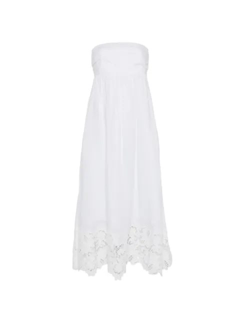 Max Mara Scena lace midi dress White 2616221012600