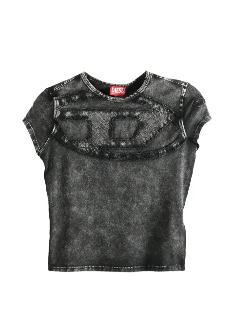 Diesel T-Mely Cup-detail T-shirt Grey A195080KICB