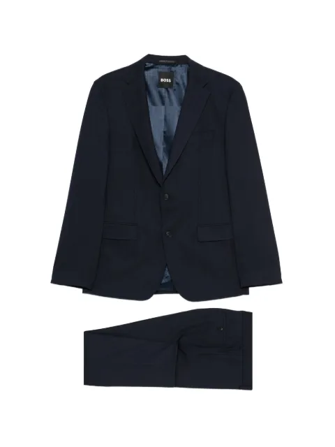 BOSS notch-lapel suit Blue 50561863