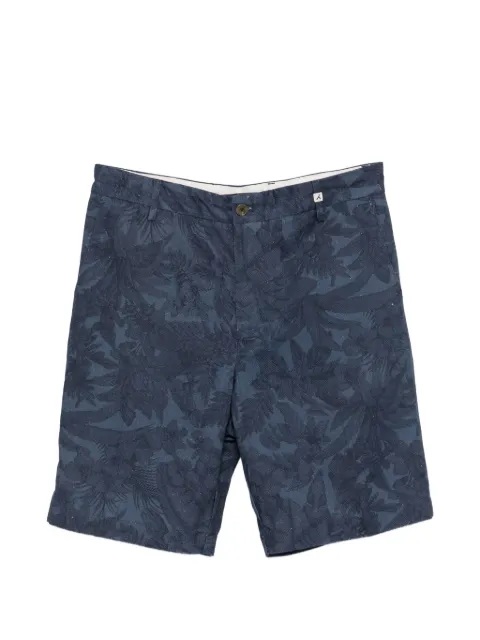 Myths floral-jacquard shorts Blue 26M83B212