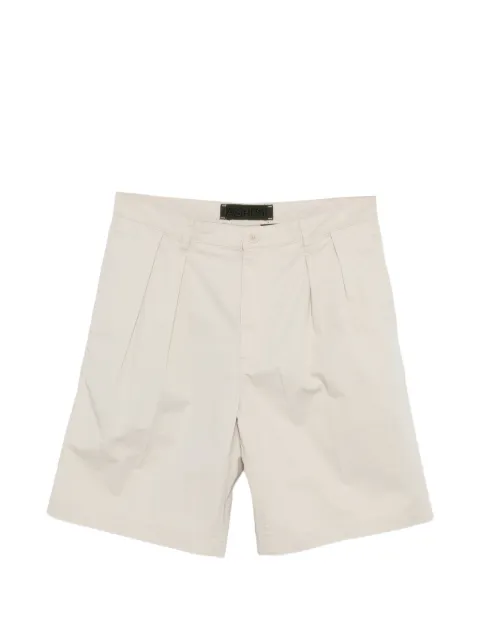 ASPESI pleated cotton shorts Neutrals S6ACQ25D018