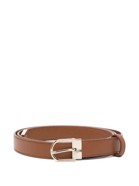 Victoria Beckham Dorian buckle-fastening leather belt Brown B226AAC007525A