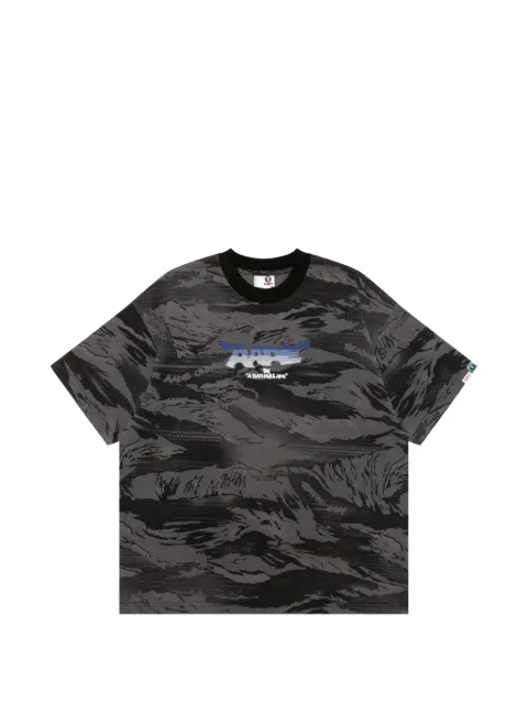 AAPE BY *A BATHING APE® camouflage crewneck T-shirt Grey ATE1880XXQ