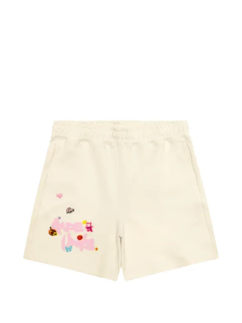 AAPE BY *A BATHING APE® graphic shorts Neutrals ASPD629XXQ