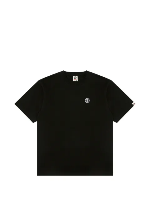 AAPE BY *A BATHING APE® appliqué T-shirt Black ATE1924XXQ