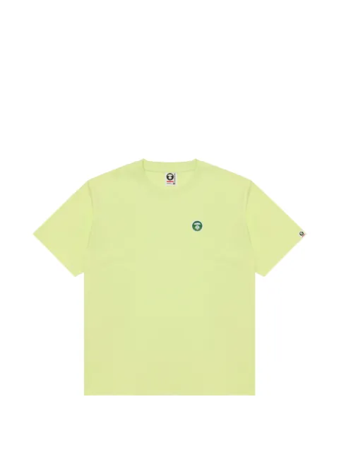 AAPE BY *A BATHING APE® appliqué T-shirt Green ATE1924XXQ