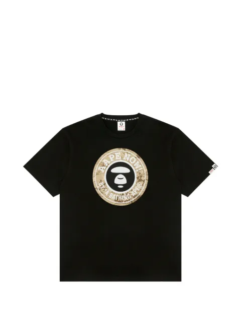 AAPE BY *A BATHING APE® graphic-print T-shirt Black ATE1833XXQ