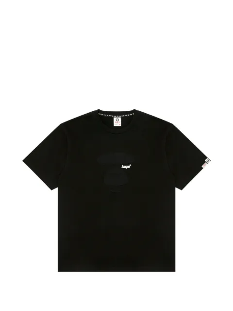AAPE BY *A BATHING APE® logo T-shirt Black ATE1836XXQ