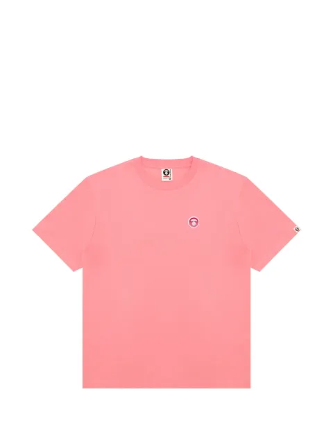 AAPE BY *A BATHING APE® appliqué T-shirt Pink ATE1924XXQ
