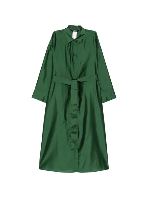 'S Max Mara Smmanna belted shirt midi dress Green 2619221043600