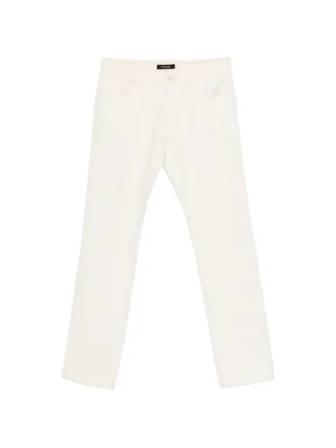 Versace Pre-Owned 1990s buttoned trousers Neutrals VE250ARV