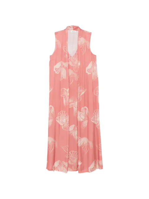 Ottod'Ame floral midi dress Pink FMGTA5399