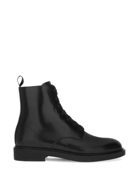 Gianvito Rossi Claudio lace-up boots Black U7281420GOMSRA