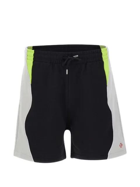 Casablanca colour-block logo shorts Black MSS26JTR34601