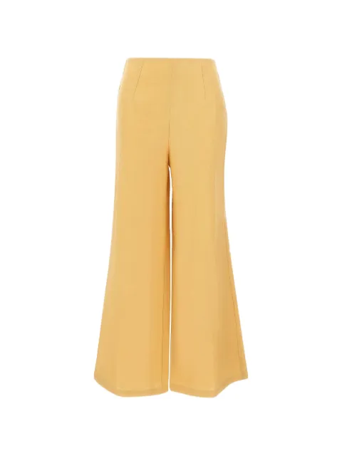 Faithfull Syna high-rise wide-leg trousers Yellow FF3959MGD