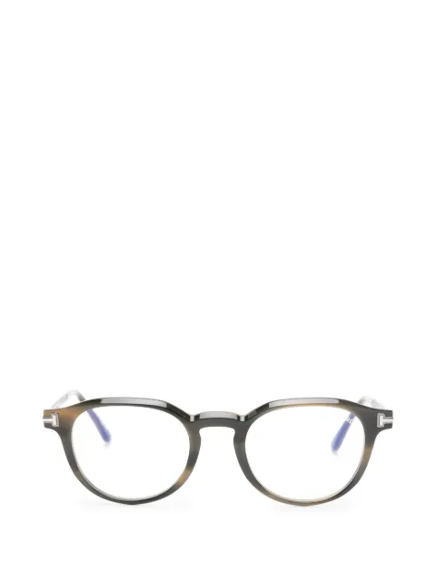 TOM FORD Eyewear round-frame glasses Brown FT6125B