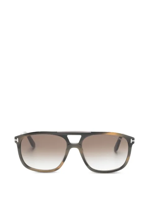 TOM FORD Eyewear Brianna pilot-frame sunglasses Brown FT1338