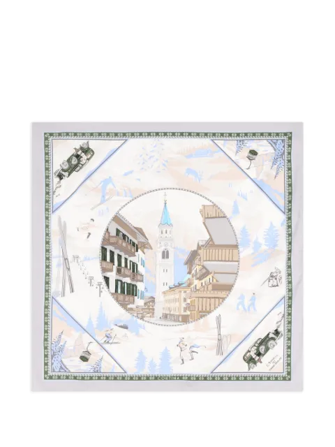 Marinella printed scarf White ACFOQUBLSETFANT0000