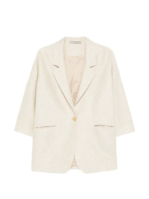 Tagliatore single-breasted three-quarter-sleeve jacket Neutrals BRUNA160064U26E213