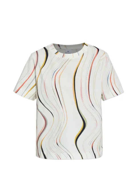 PS Paul Smith patterned T-shirt White W2R430VVP5779