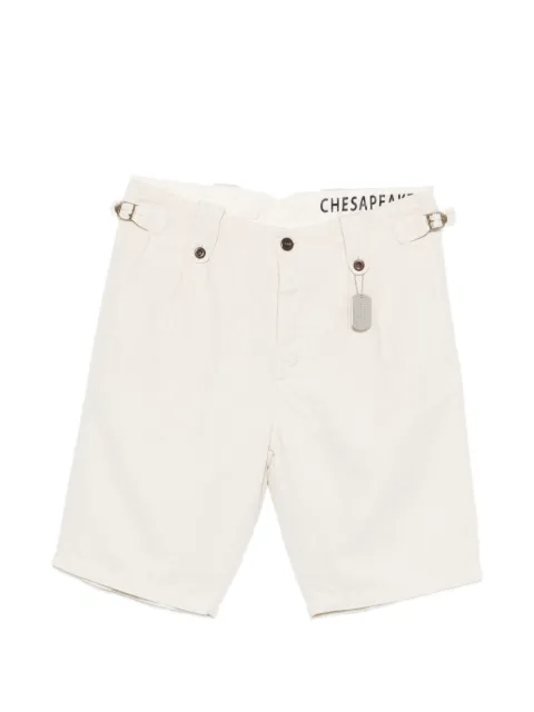 CHESAPEAKES buckle-detail shorts Neutrals CHSPKPE26104