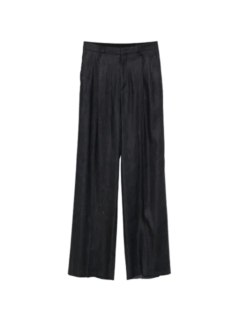 Tagliatore Ebony pleated trousers Blue PEBONY940008U