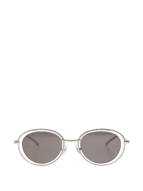 Diesel oval-frame sunglasses Silver 0DL1018