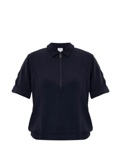 BOGNER Finya zip-up polo shirt Blue FINYA82508881
