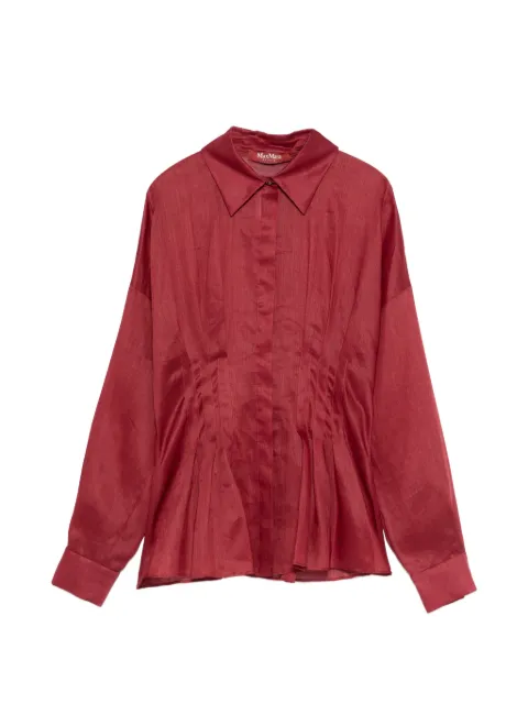 Max Mara pleated shirt Red 2616111042600