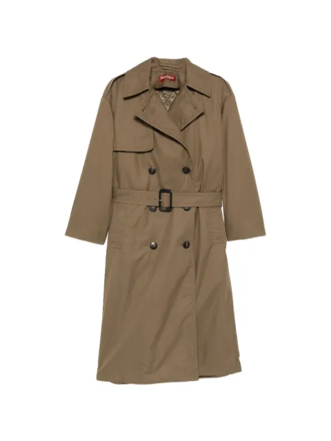 Max Mara double-breasted belted coat Green 2616021021600