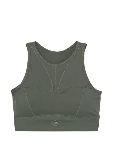 adidas by Stella McCartney logo-print tank top Green JW4544
