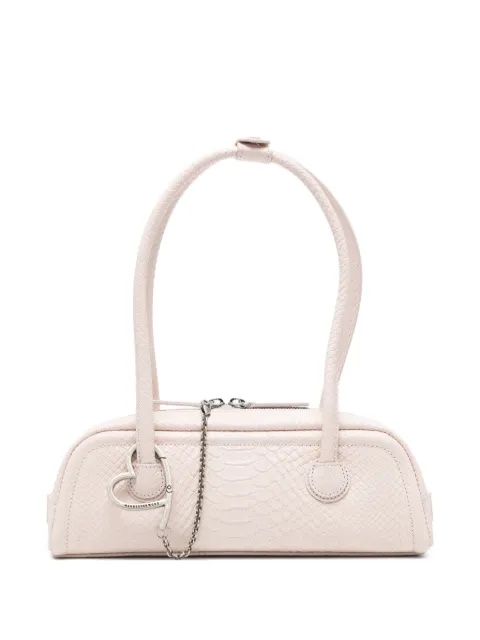 Marge Sherwood snakeskin-embossed shoulder bag Pink GG047641