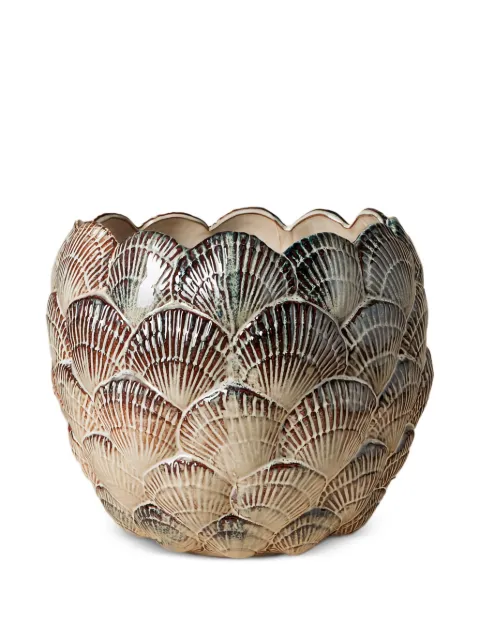 CU I SEEYOU shell-design vase Neutrals CU56893