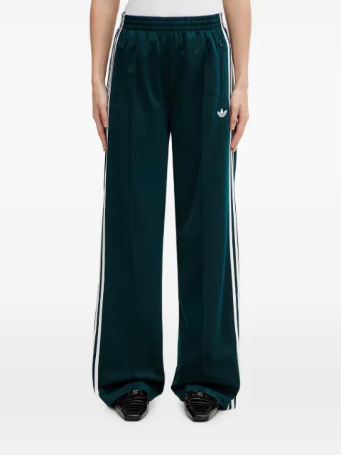 adidas Firebird stripe logo trousers Green KG3704