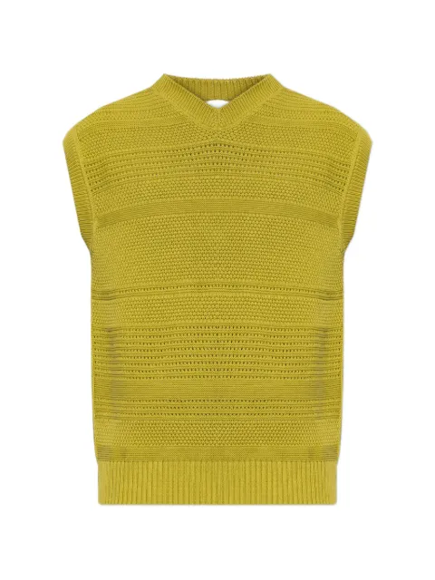 Paul Smith V-neck knitted vest Green M1R789ZV03028