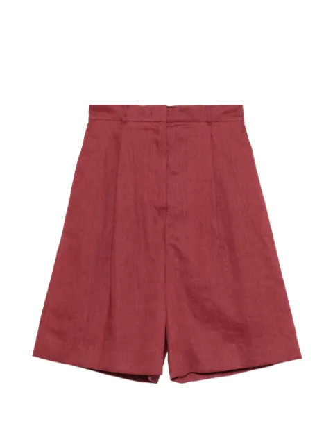Max Mara Caravan tailored knee-length shorts Red 2616141012600