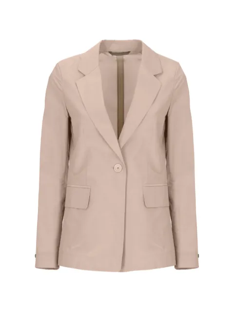 Peserico single-breasted blazer Neutrals S0116302769147