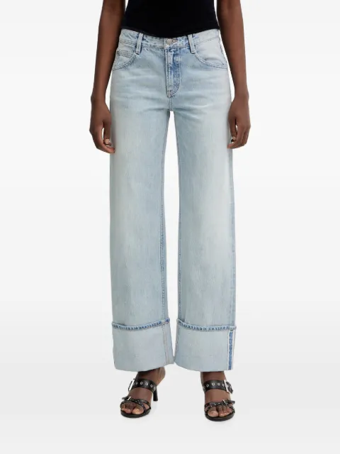 Miss Sixty mid-rise cuffed straight-leg jeans Blue 6M1JJ2510C