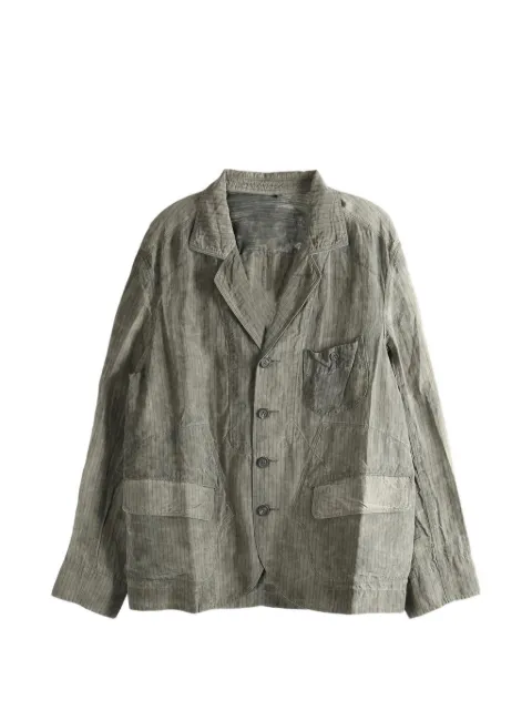 Ziggy Chen patchwork blazer Grey 0M2610905
