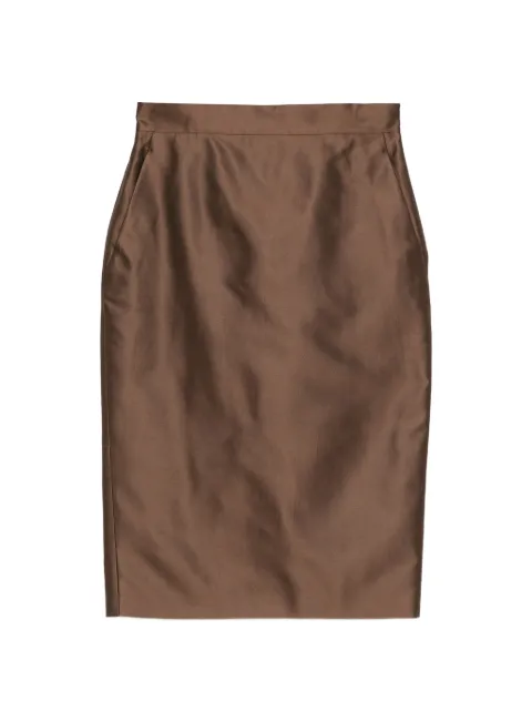 Max Mara Tegoista pocket midi skirt Brown 2616101031600