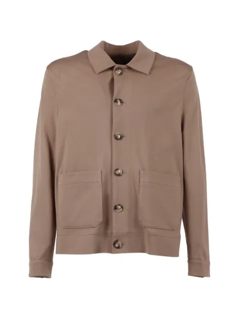 Circolo 1901 polo-collar jacket Neutrals CN5179