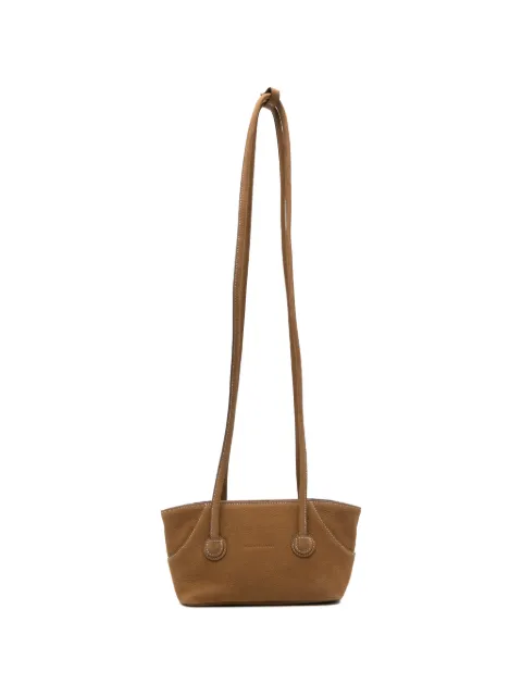 Marge Sherwood topstitch shopper shoulder bag Brown GG046896
