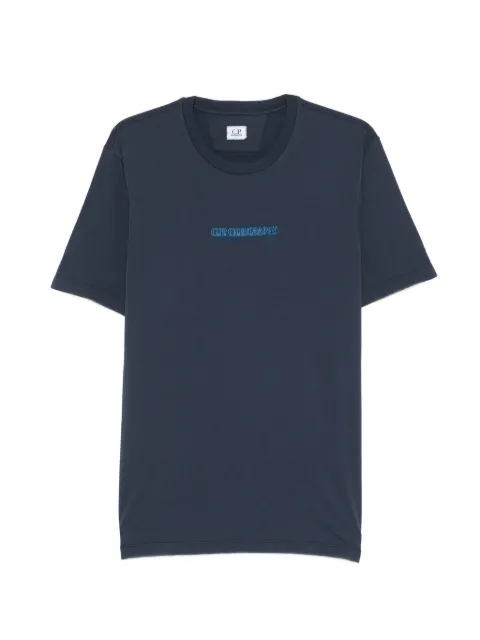 C.P. Company logo T-shirt Blue 20CMTS292A005431G889
