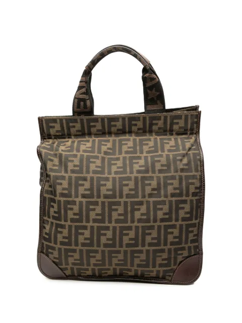 Fendi Pre-Owned 2000-2010 Zucca Canvas Shopping tote bag Brown KZ5GBLGNJAZEO2ZV