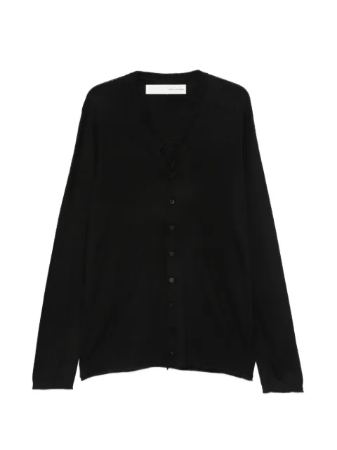 Isabel Benenato button V-neck cardigan Black UK72S26
