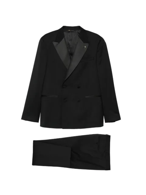 Manuel Ritz double-breasted suit Black 4030AR3388260000